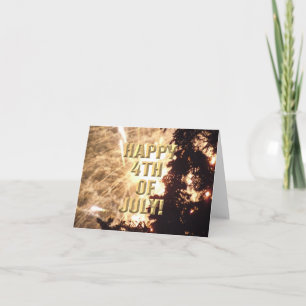 Tarjeta de fuegos artificiales 15 4 de julio