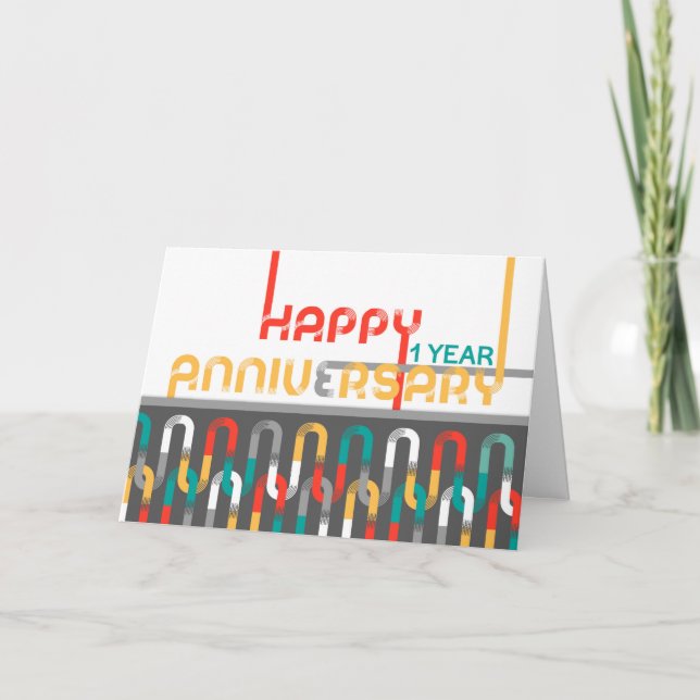 Tarjeta de fuente destacada del primer aniversario (Anverso)