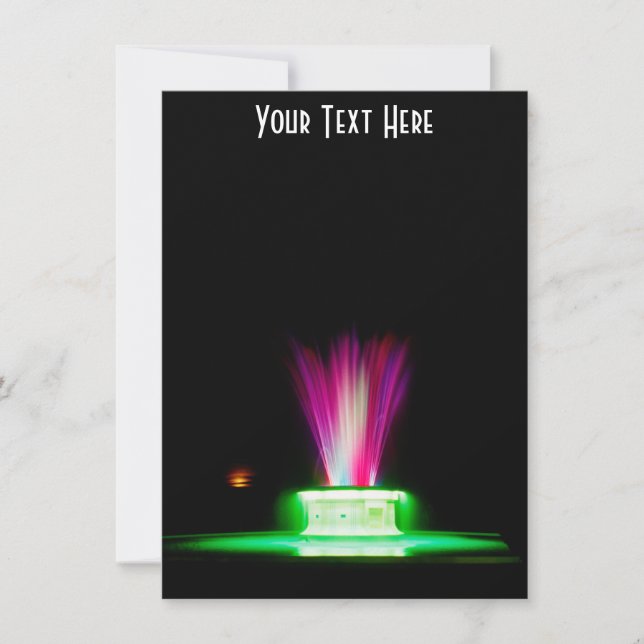 Tarjeta de fuente Napier NZ personalizable (Anverso)