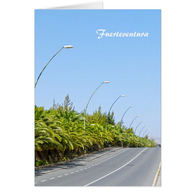 Tarjeta de Fuerteventura (Frente)