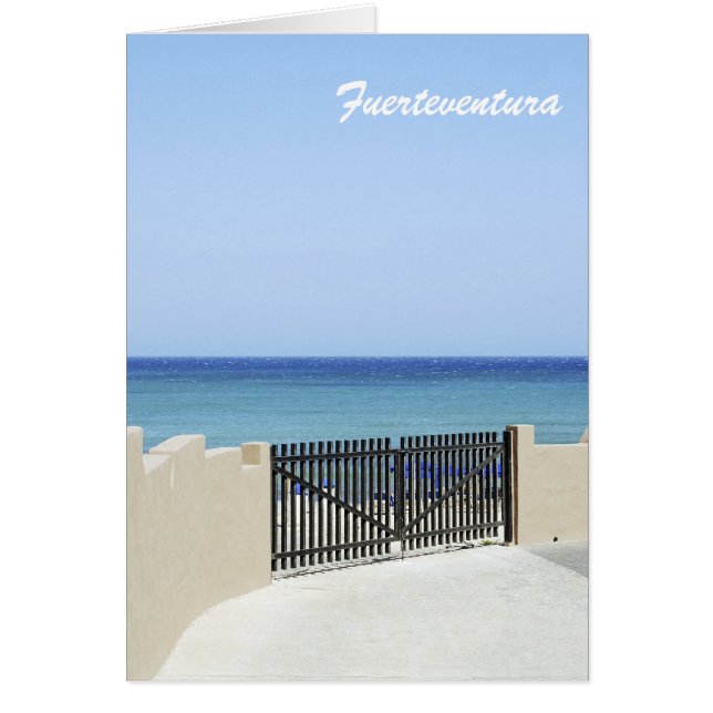 Tarjeta de Fuerteventura (Frente)