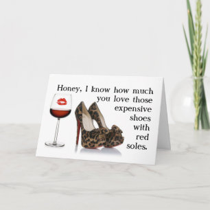 TARJETA DE FUNNY SHOE NAVIDADES