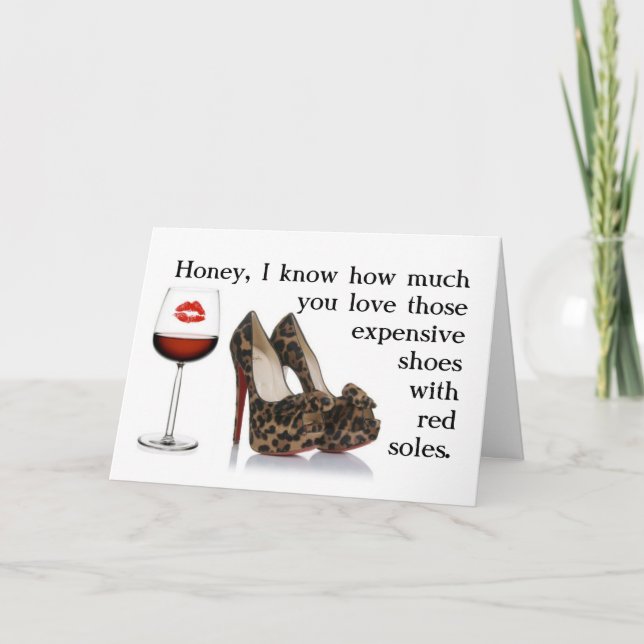 TARJETA DE FUNNY SHOE NAVIDADES (Anverso)