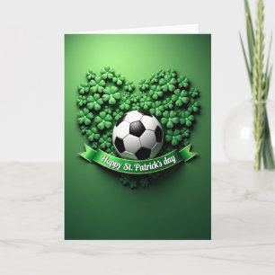 Tarjeta de Fútbol de Alegría de Trébol