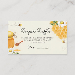 Tarjeta de gabinete Baby Shower Bee Honey Sweet