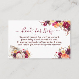 Tarjeta de gabinete Baby Shower de solicitud de li