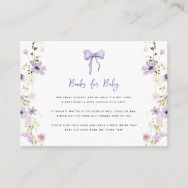Tarjeta de gabinete Baby Shower para solicitud de