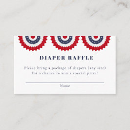 Tarjeta de gabinete Baby Shower roja y debida