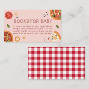 Tarjeta de gabinete Baby Shower Slice
