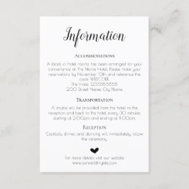 tarjeta de gabinete boda