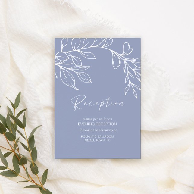 Tarjeta de gabinete Boda de Flores Periwinkle (Subido por el creador)