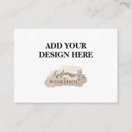 Tarjeta de gabinete de 3,5" x 2,5"