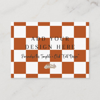 Tarjeta de gabinete de 3,5" x 2,5"