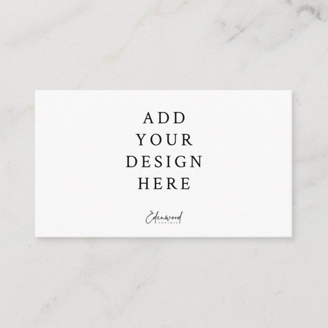 Tarjeta de gabinete de 3,5x2" (Anverso)