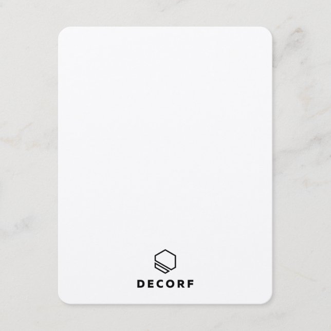 Tarjeta de gabinete de 4,25" x 5,5" (Anverso)