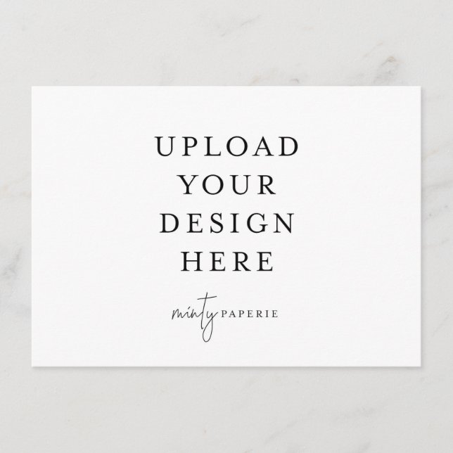 Tarjeta de gabinete de 4,5" x 6,25" - Paisaje (Anverso)