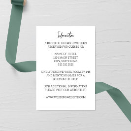 Tarjeta de gabinete de Boda caprichosa