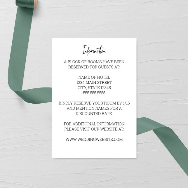 Tarjeta de gabinete de Boda caprichosa (Subido por el creador)