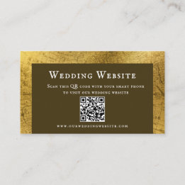Tarjeta de gabinete de Boda de oro de época encant