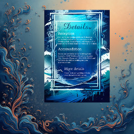 tarjeta de gabinete de boda de vibración de la cos