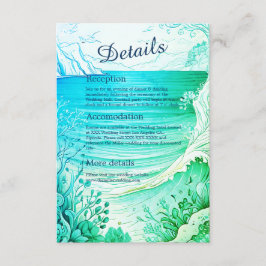 tarjeta de gabinete de boda de vibración de la cos