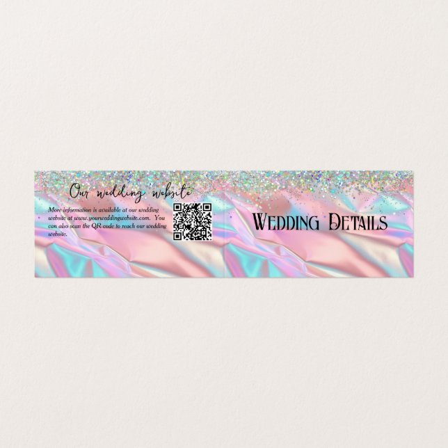 Tarjeta de gabinete de Boda irlandés y Relieve met (Exterior desplegado)