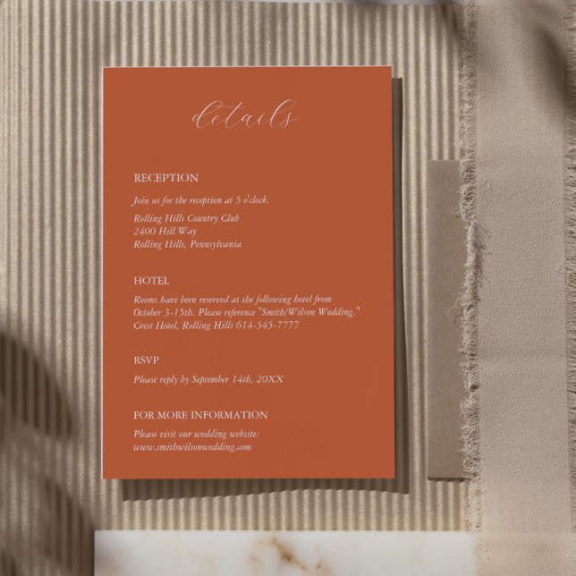 Tarjeta de gabinete de Boda ruso de otoño (Subido por el creador)