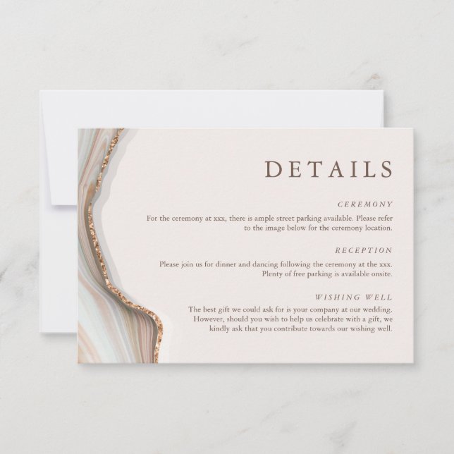 Tarjeta de gabinete de detalles de aglomeración de (Anverso)