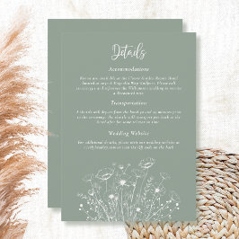 Tarjeta de gabinete de detalles de floración blanc