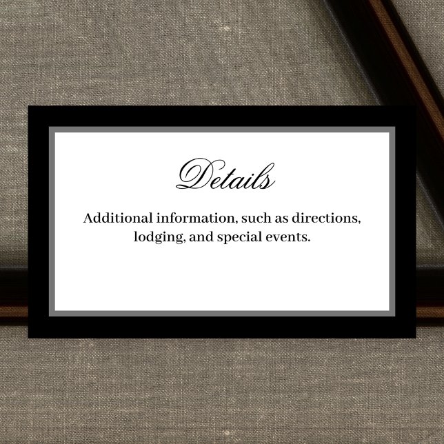 Tarjeta de gabinete de detalles de guiones elegant (Subido por el creador)