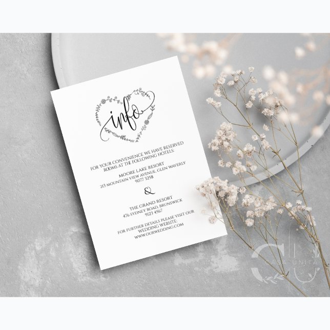 Tarjeta de gabinete de detalles del boda (Subido por el creador)