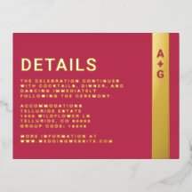 Tarjeta de gabinete de detalles rosa brillante