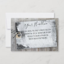 Tarjeta de gabinete de mensajes de Personalizado d