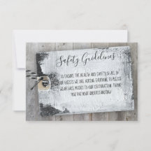 Tarjeta de gabinete de mensajes de seguridad de cu