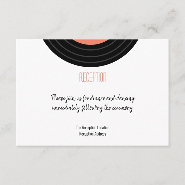 Tarjeta de gabinete de recepción de registro de vi (Anverso)