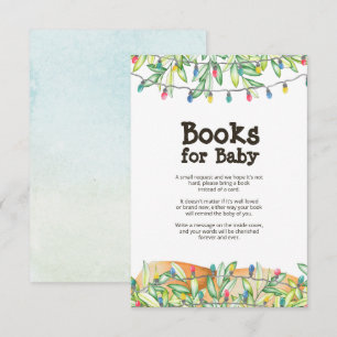 Tarjeta de gabinete de solicitud de libro de Baby