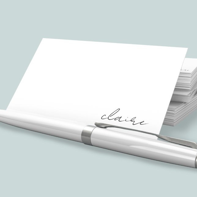 Tarjeta de gabinete de Stationery de nombre person (Subido por el creador)
