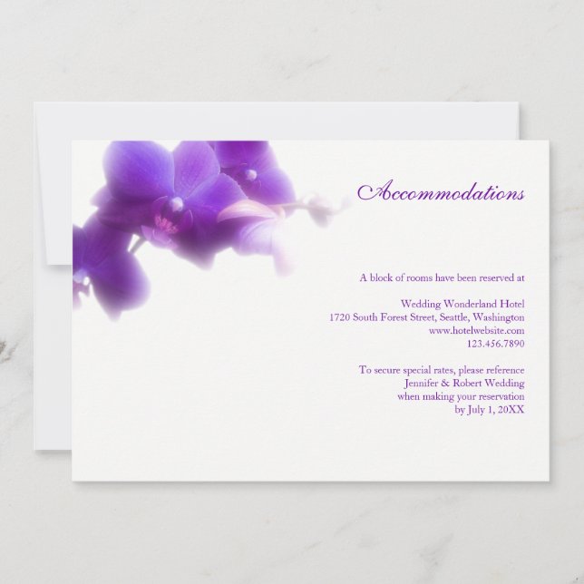 Tarjeta de gabinete del boda (5"x7") (Anverso)