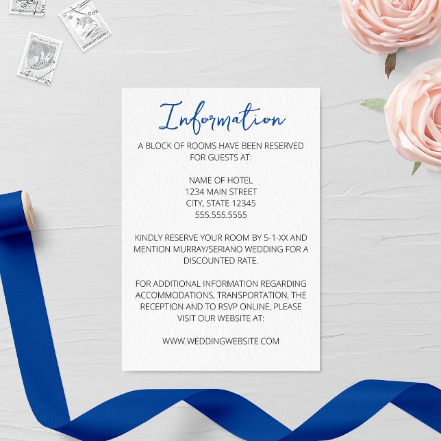 Tarjeta de gabinete del Boda del faro minimalista (Subido por el creador)