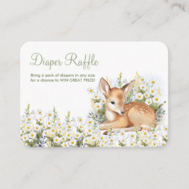 Tarjeta de Gabinete Diaper Raffle para ducha de be