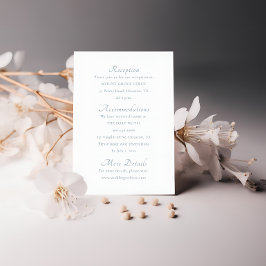 Tarjeta de gabinete elegante de escritura mínima