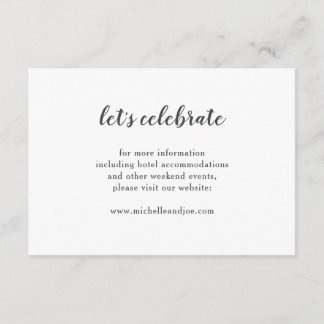 Tarjeta de gabinete Minimalista Delicada