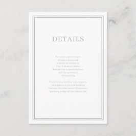 Tarjeta de gabinete minimalista moderna