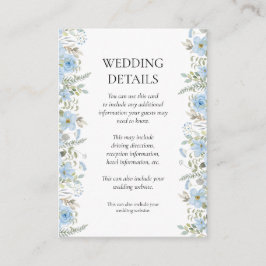 Tarjeta de gabinete para Boda floral de cosecha de