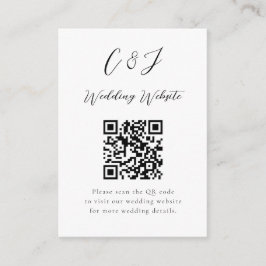 Tarjeta de gabinete para Bodas blancos y negros