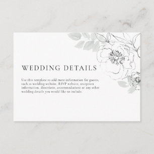 Tarjeta de gabinete para detalles de Ilustraciones