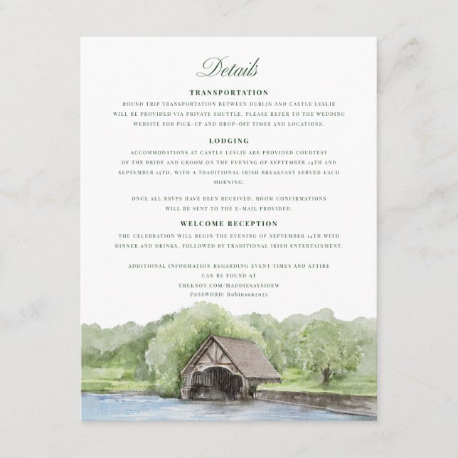 tarjeta de gabinete personalizado (Anverso)