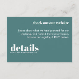 Tarjeta de gabinete retro moderna