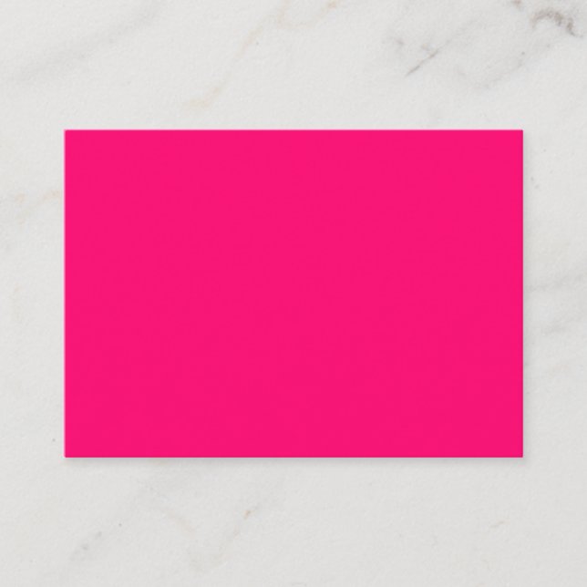 Tarjeta de gabinete rosa de neón minimalista - Per (Anverso)