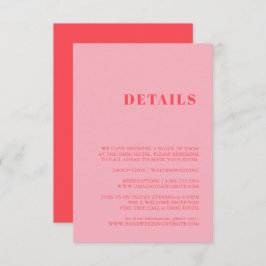 Tarjeta de gabinete rosa retro elegante y de moda